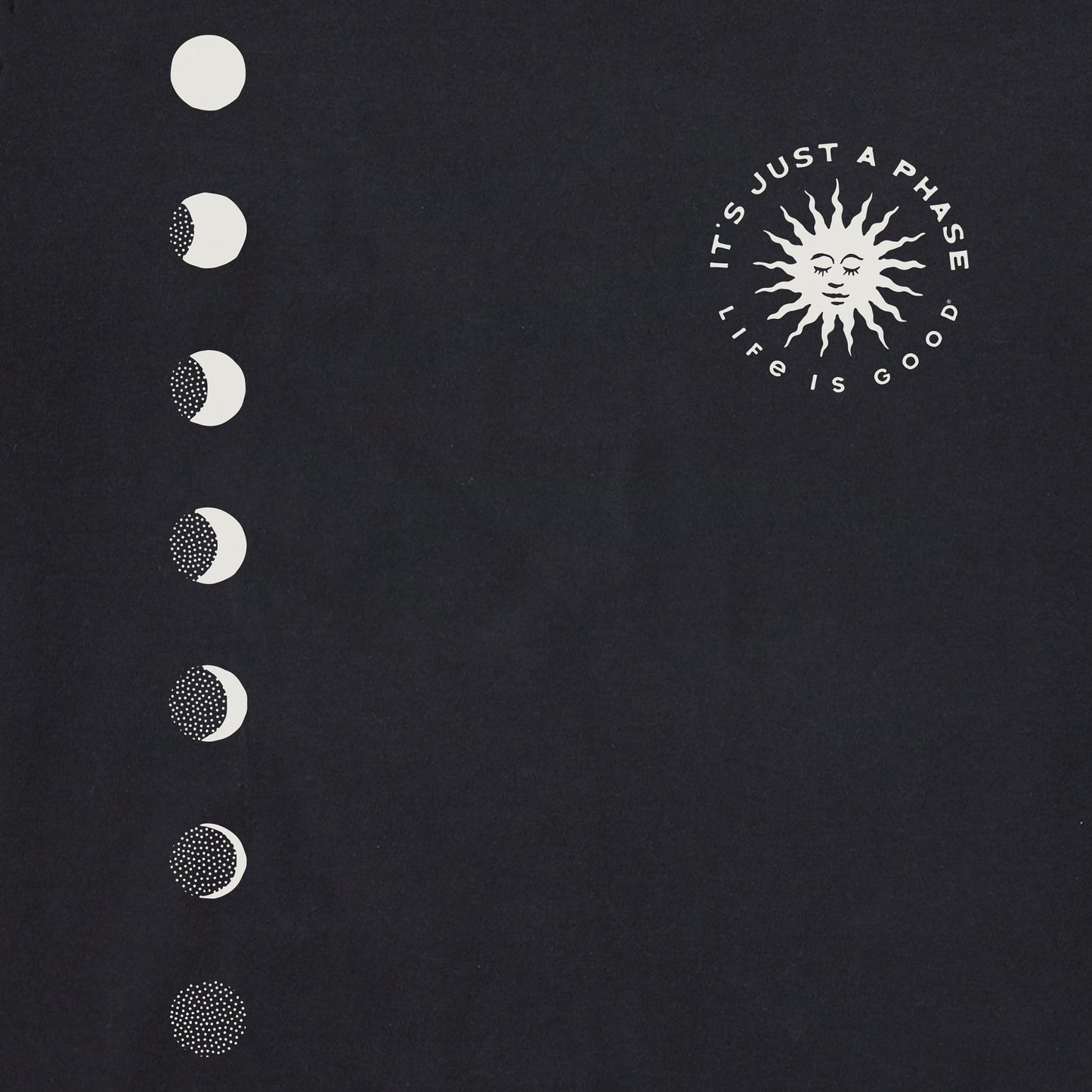 Men's Moon Phase Stack Short Sleeve Crusher Tee