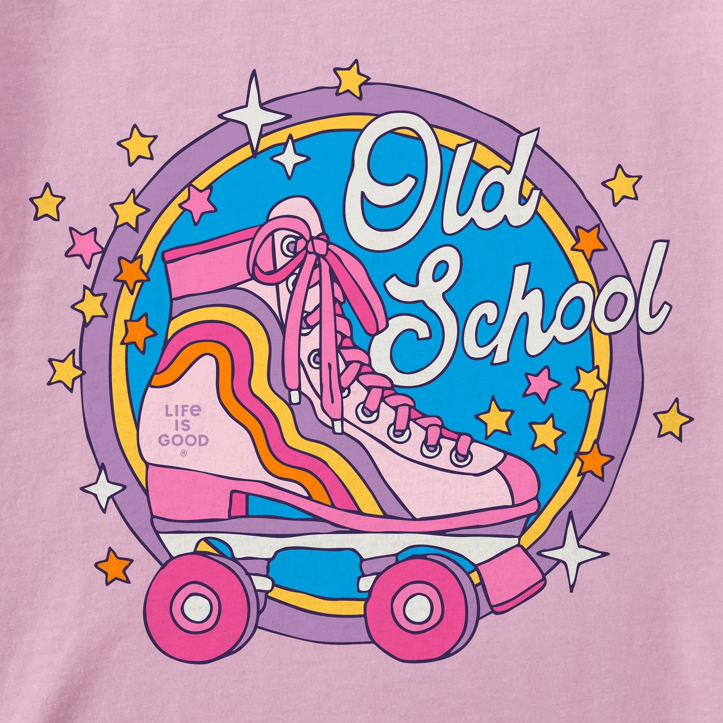 Kids Old School Roller Skate Short Sleeve Crusher Tee