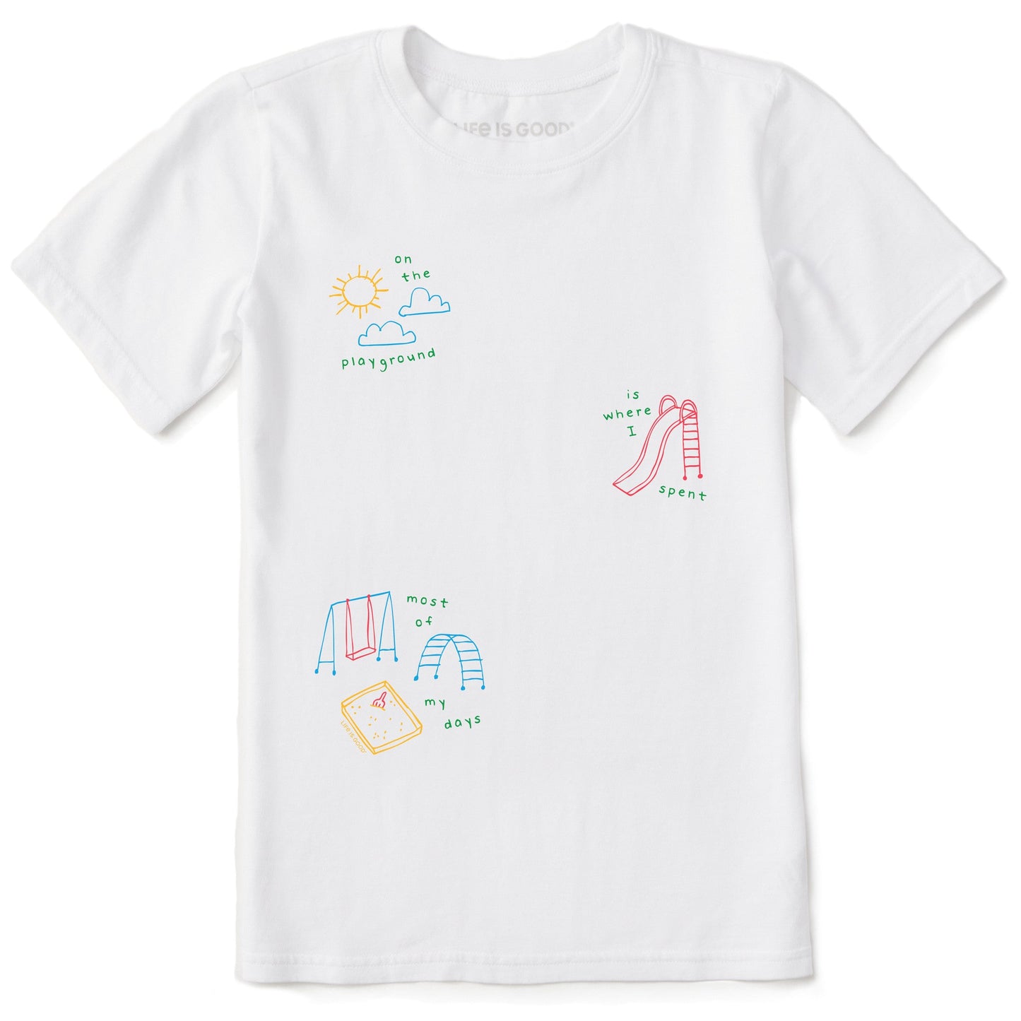 Kids On the Playground Short Sleeve Crusher Tee