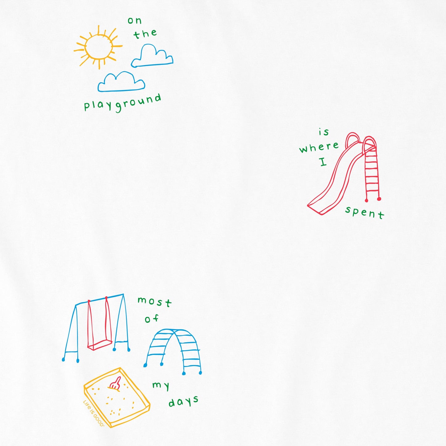 Kids On the Playground Short Sleeve Crusher Tee