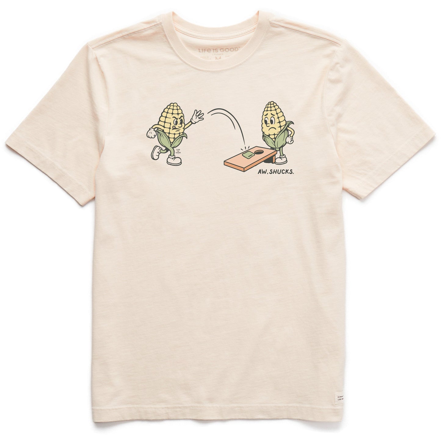 Men's Aw Shucks Cornhole Short Sleeve Crusher Tee
