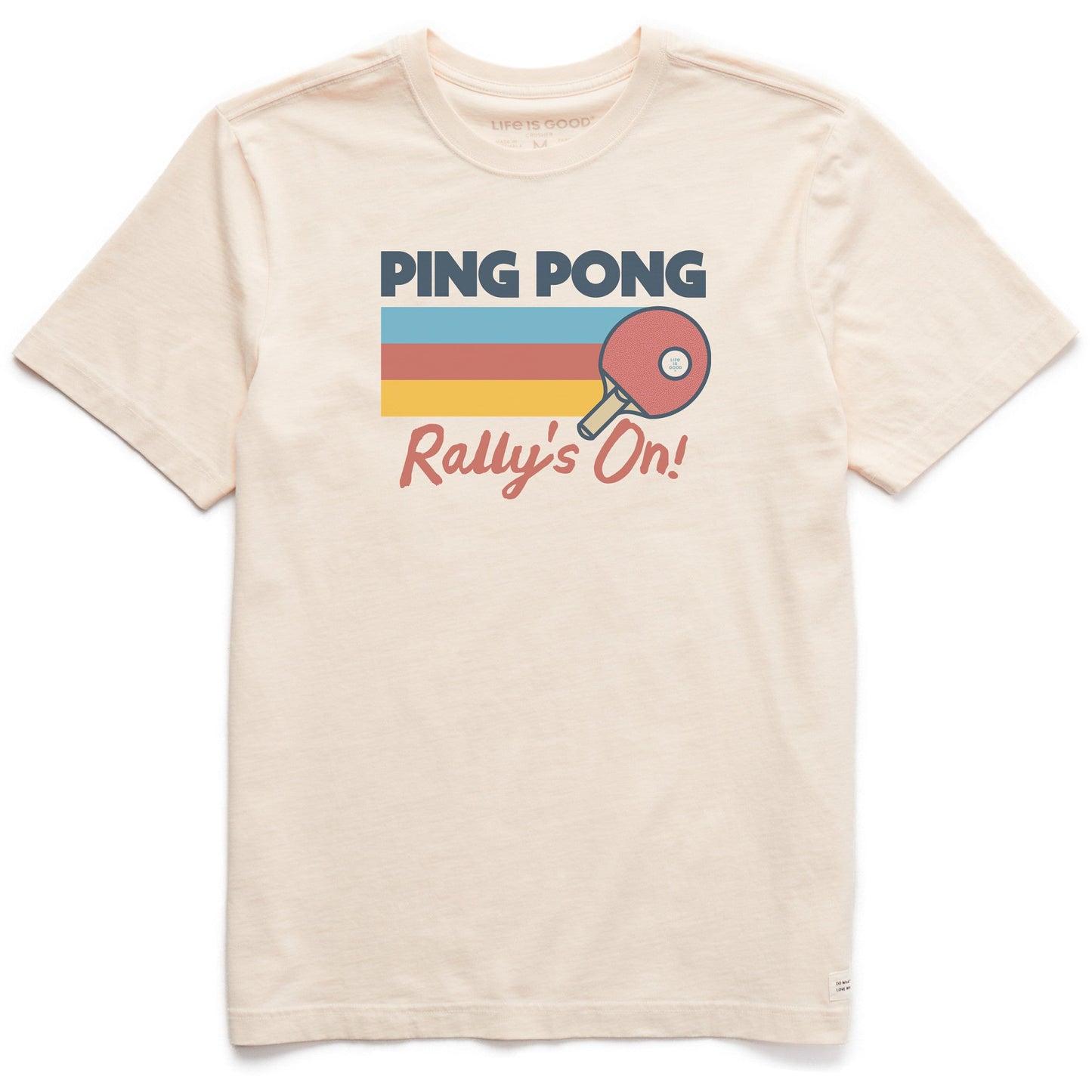 Men's Ping Pong Rally's On Short Sleeve Crusher Tee