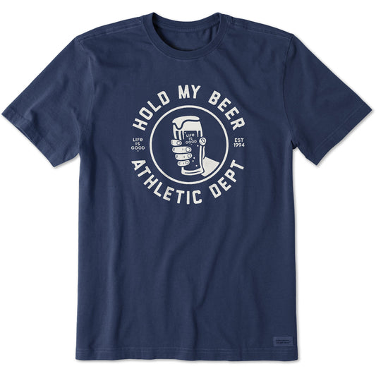 Men's Hold My Beer Athletic Dept Short Sleeve Tee
