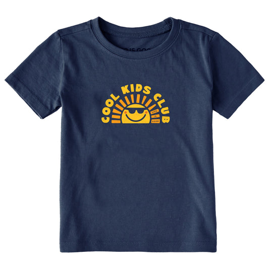 Toddler Cool Kids Club Short Sleeve Crusher Tee