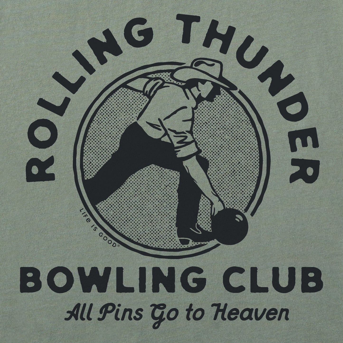 Women's Rolling Thunder Bowling Club Short Sleeve Crusher Boxy Tee