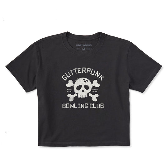 Women's Gutterpunk Bowling Club Short Sleeve Crusher Boxy Tee