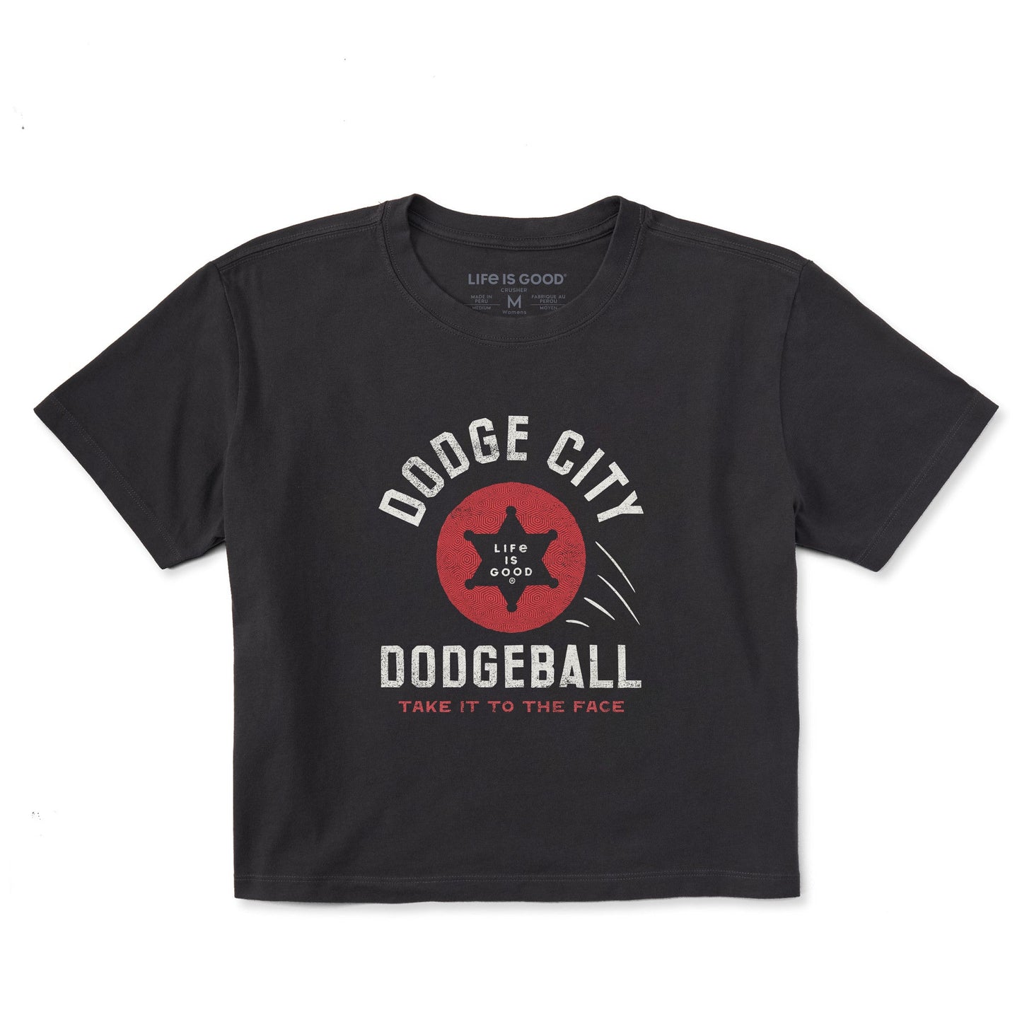 Women's Dodge City Dodgeball Short Sleeve Crusher Boxy Tee