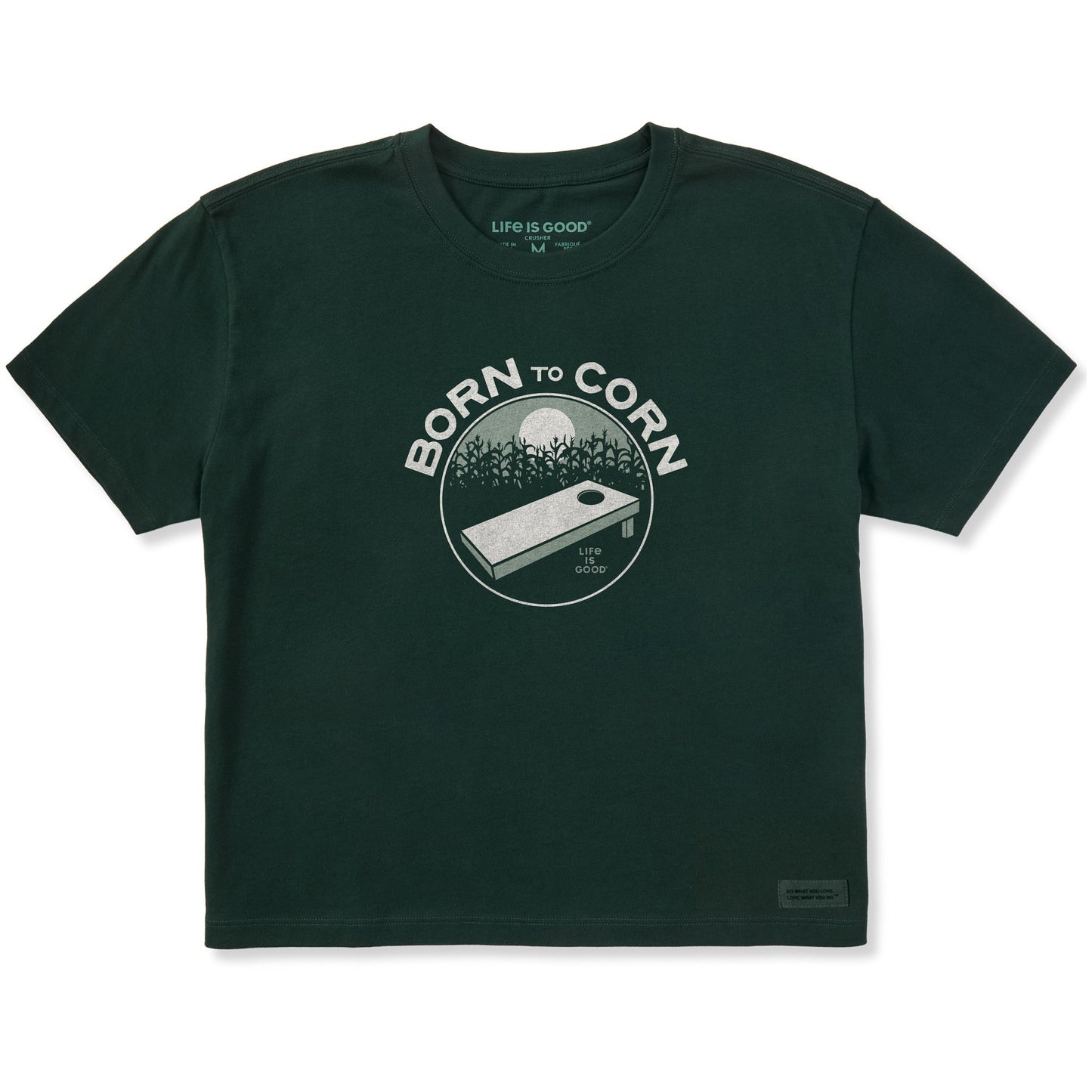 Women's Born to Corn Short Sleeve Crusher Boxy Tee