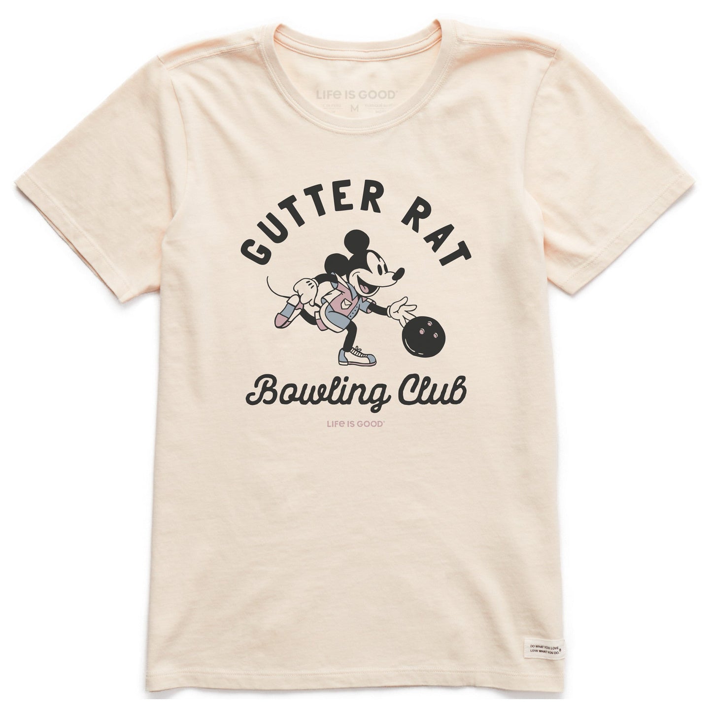 Women's Gutter Rat Bowling Club Short Sleeve Crusher Tee