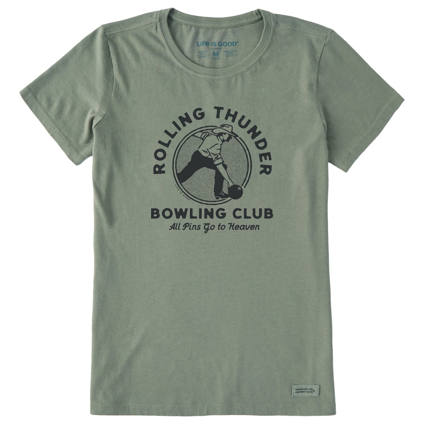 Women's Rolling Thunder Bowling Club Short Sleeve Crusher Tee