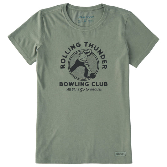 Women's Rolling Thunder Bowling Club Short Sleeve Crusher Tee