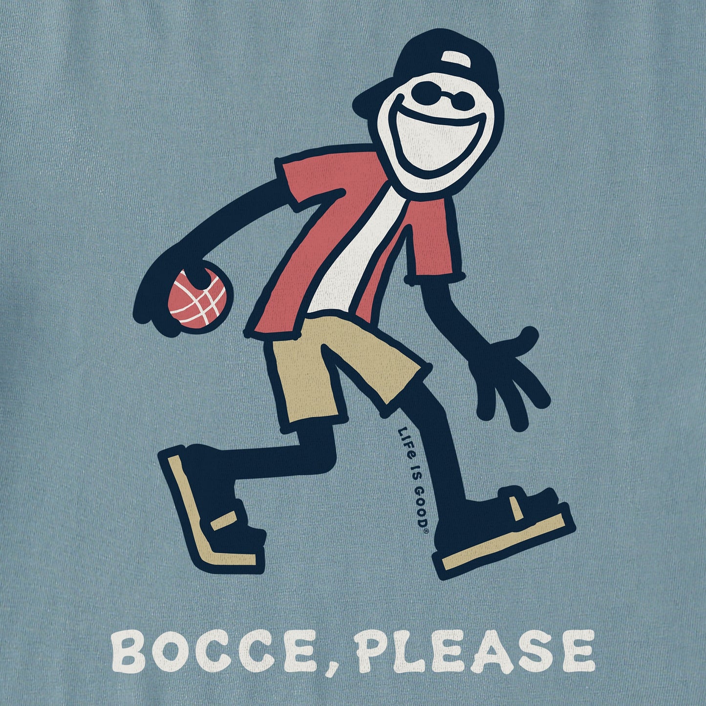 Women's Bocce, Please Short Sleeve Crusher Tee