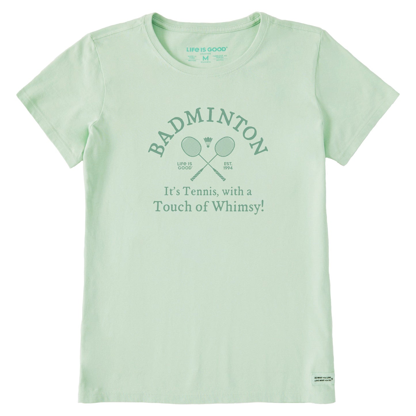 Women's Badminton Short Sleeve Crusher Tee