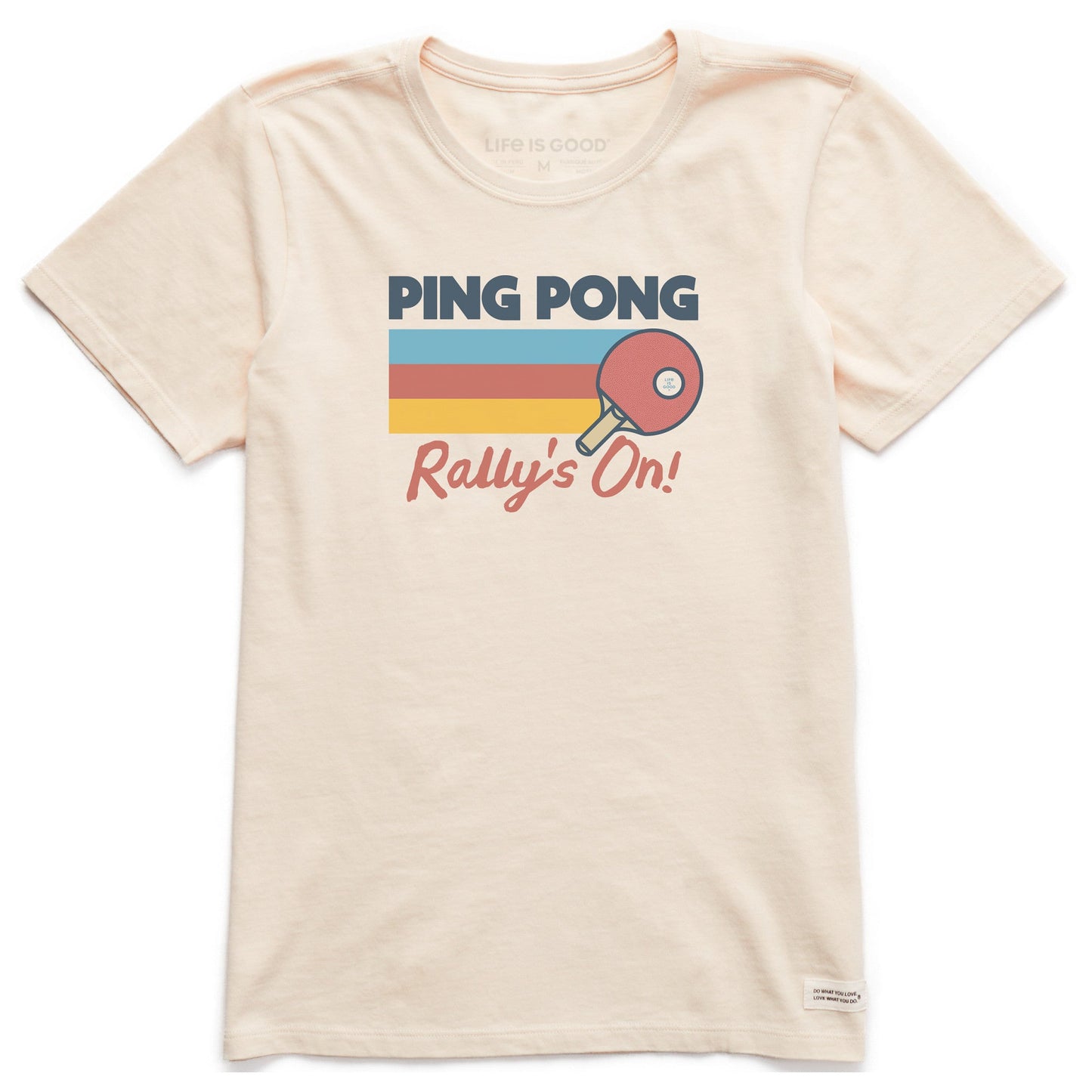 Women's Ping Pong Rally's On Short Sleeve Crusher Tee