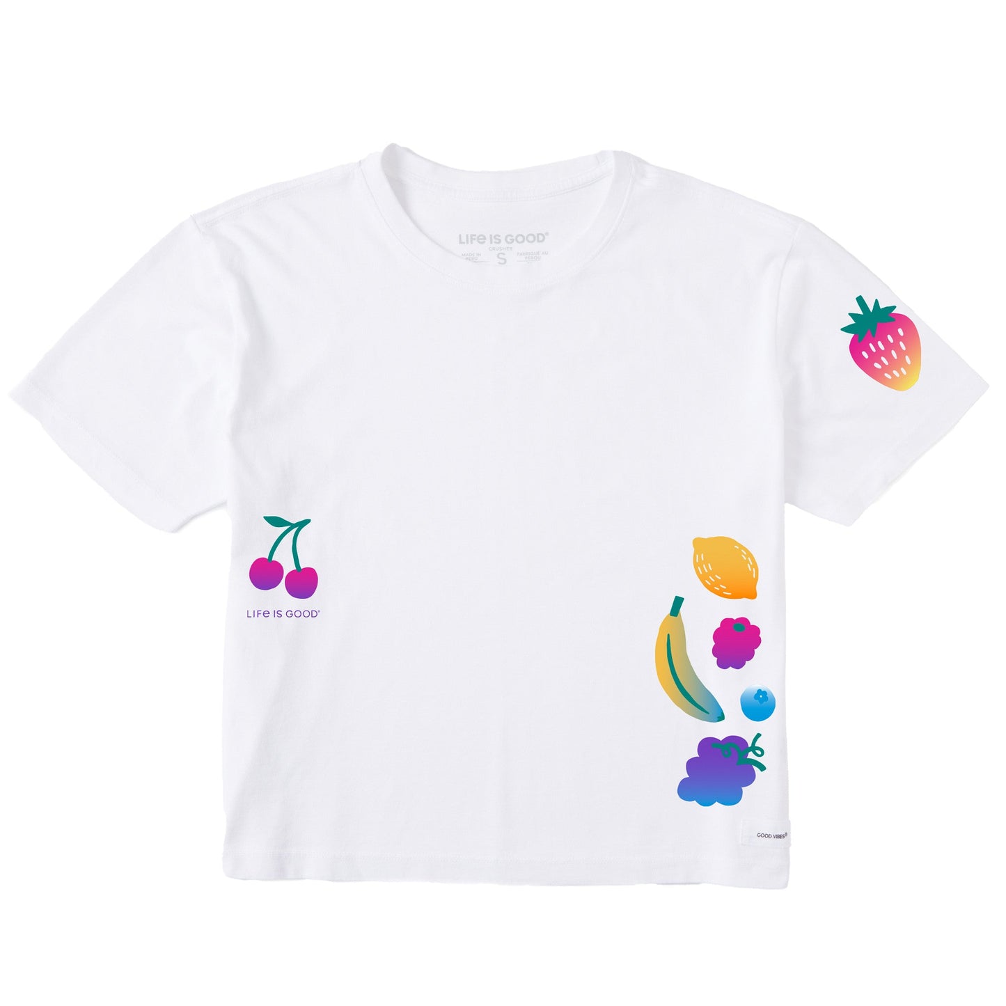 Women's Fruit Stack Short Sleeve Crusher Boxy Tee