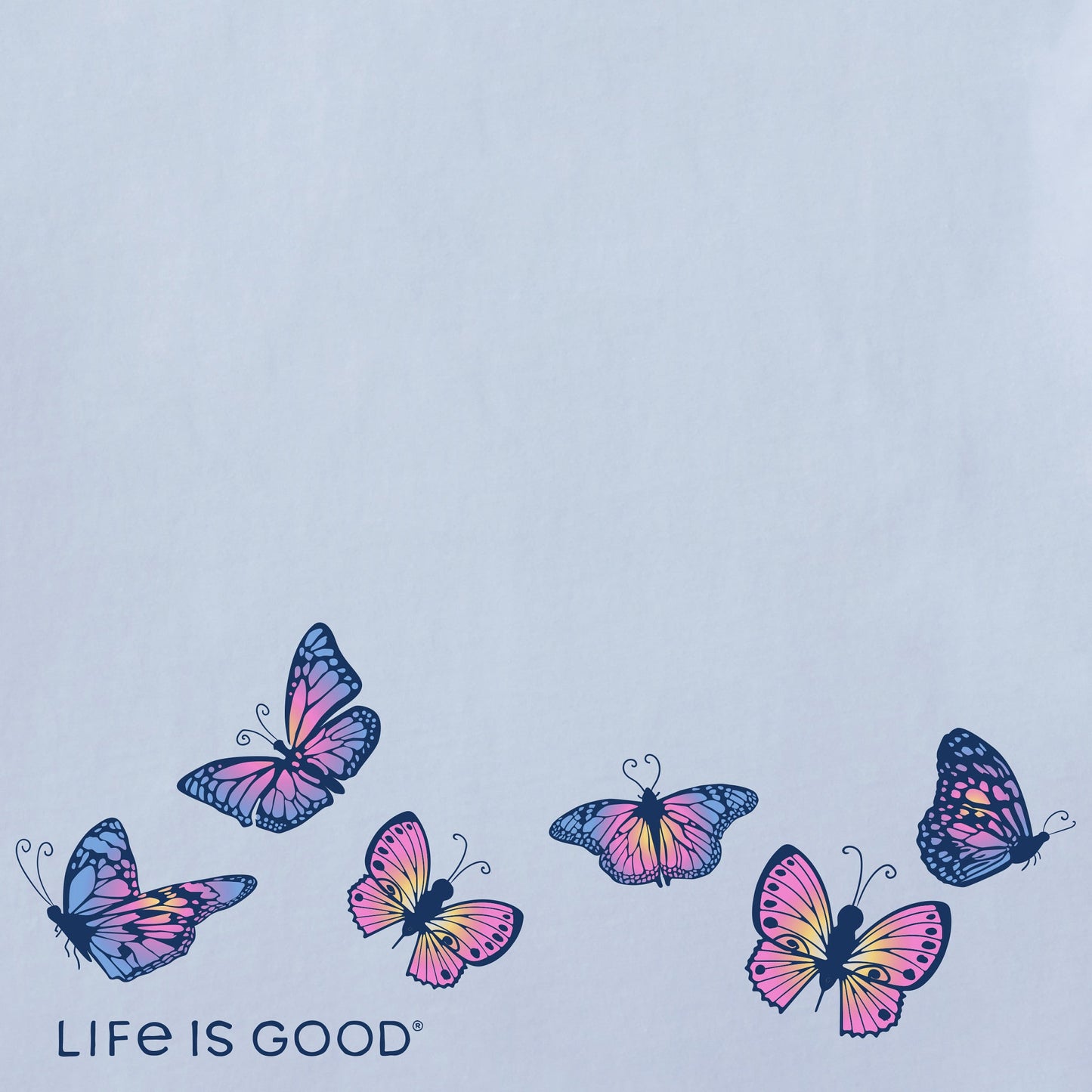 Women's Flying Butterflies Crusher-LITE Shrunken Tee