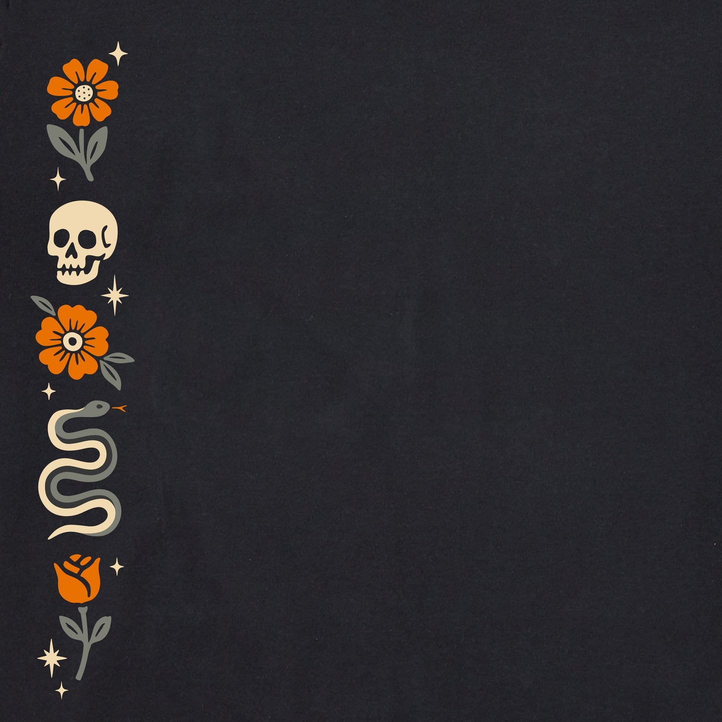 Women's Skull & Snake Flowers Crusher-LITE Shrunken Tee