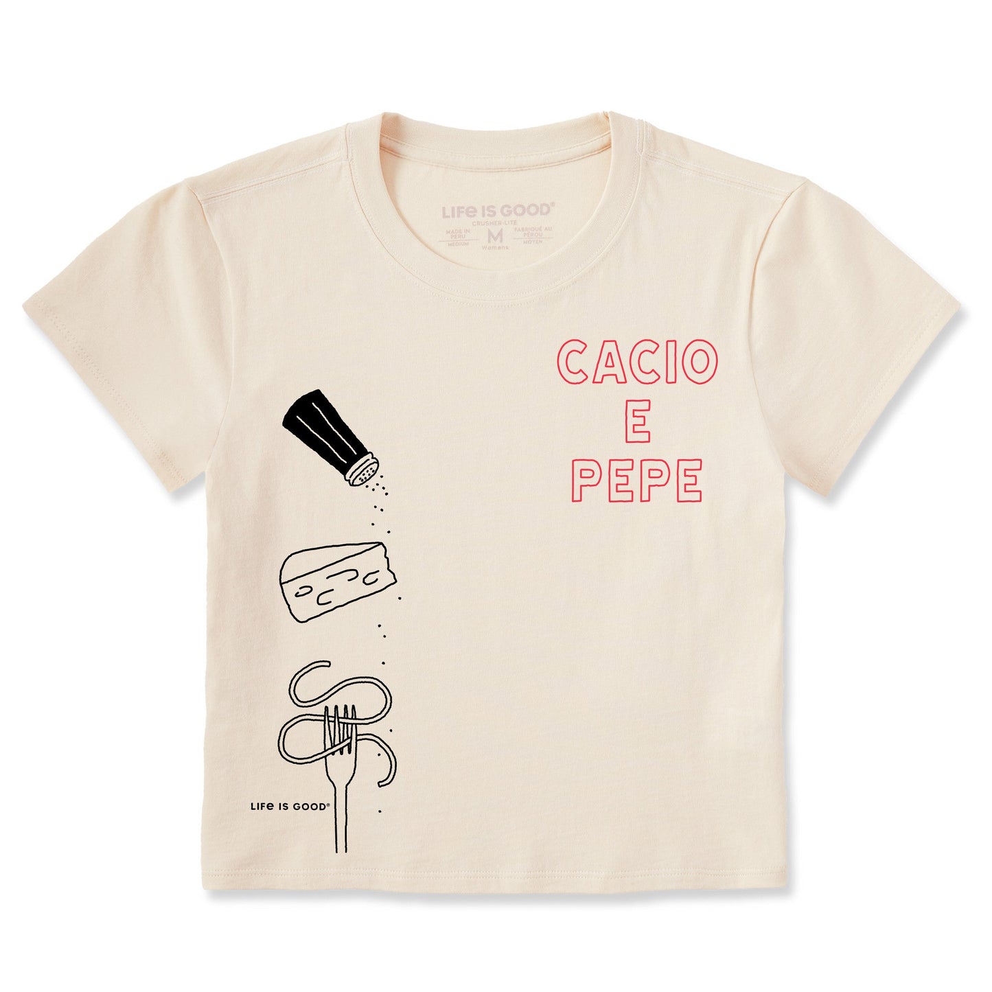 Women's Cacio e Pepe Crusher-LITE Shrunken Tee