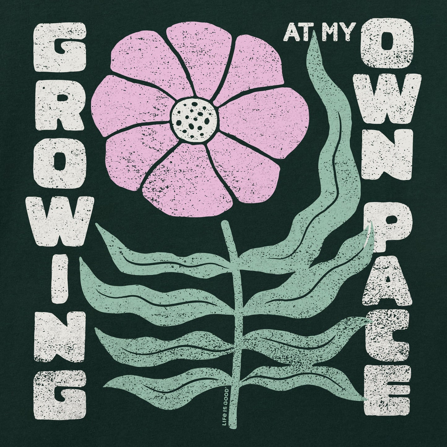 Kids Growing at my Own Pace Short Sleeve Crusher Tee