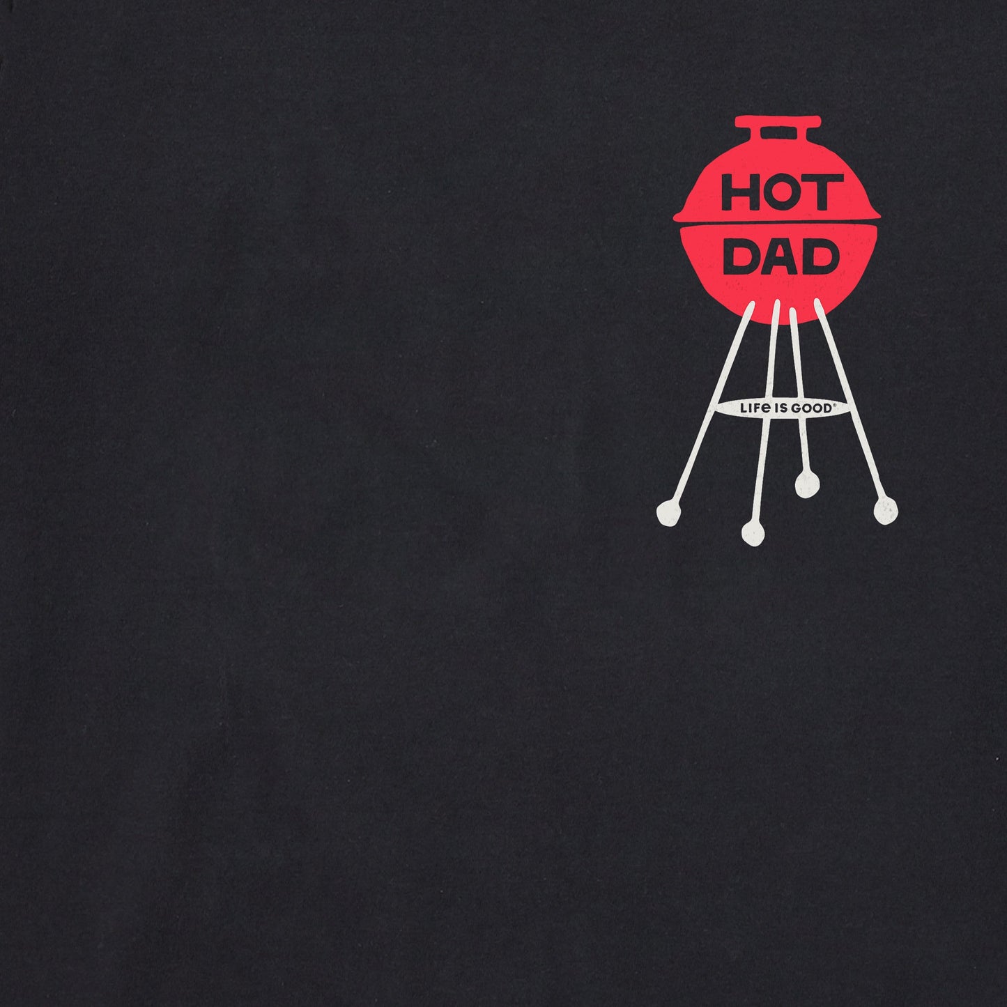 Men's Hot Dad Grill Short Sleeve Crusher Tee