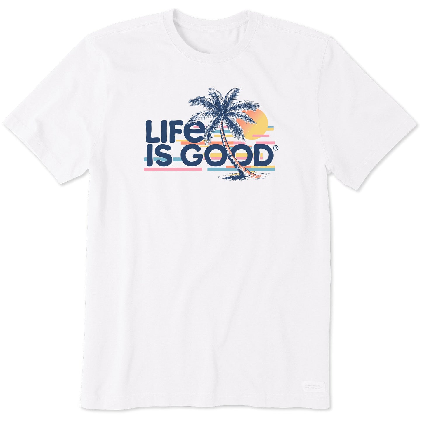 Men's Retro Palm Beach Short Sleeve Crusher Tee