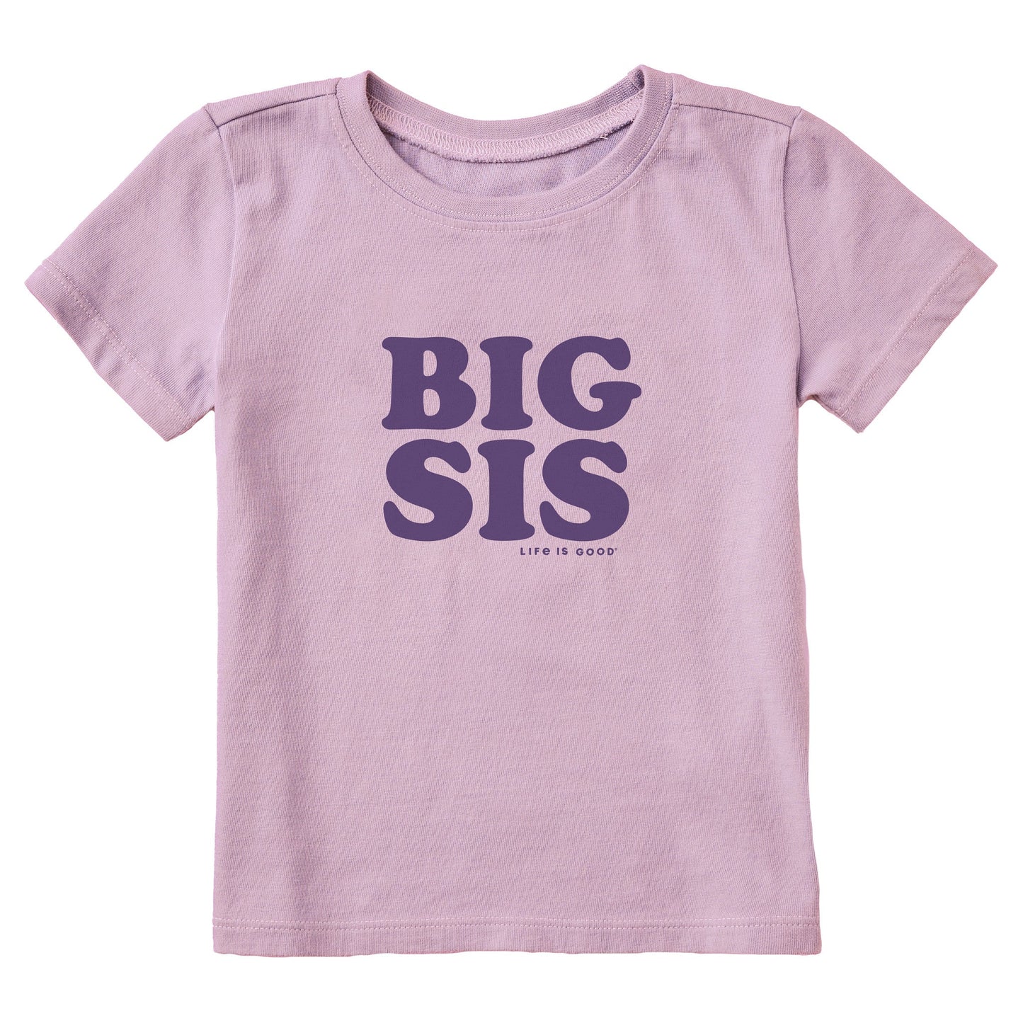 Toddler Big Sis Short Sleeve Crusher Tee