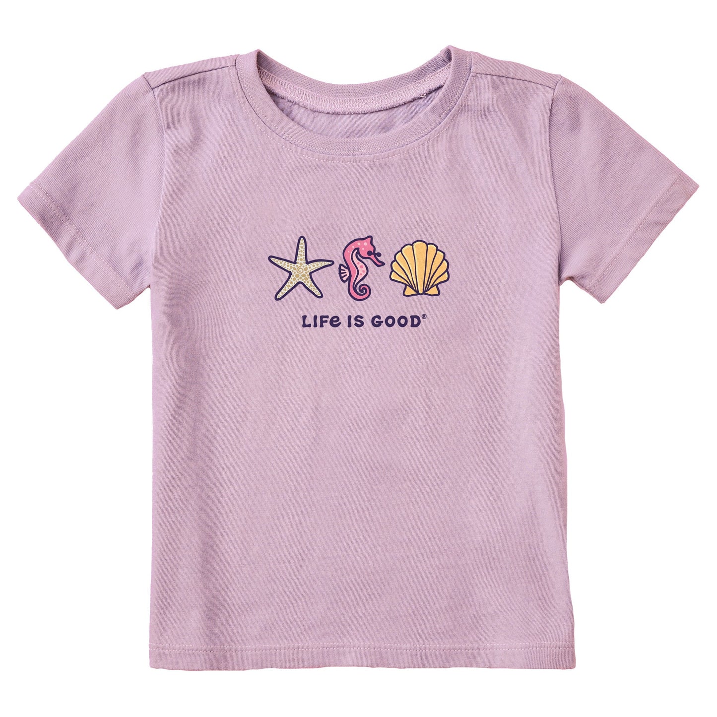 Toddler Sea Life Trio Short Sleeve Crusher Tee