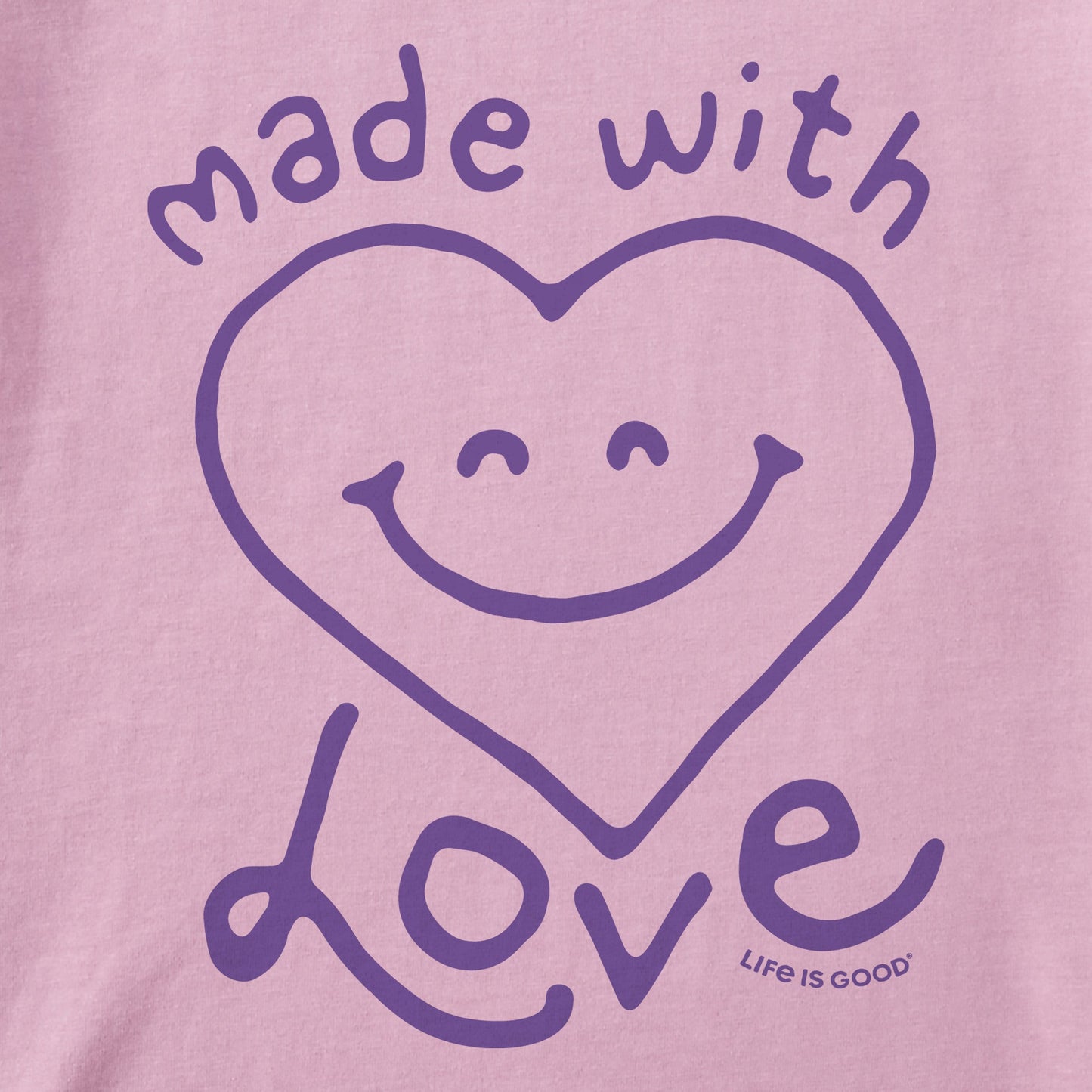 Toddler Made with Love Short Sleeve Crusher Tee