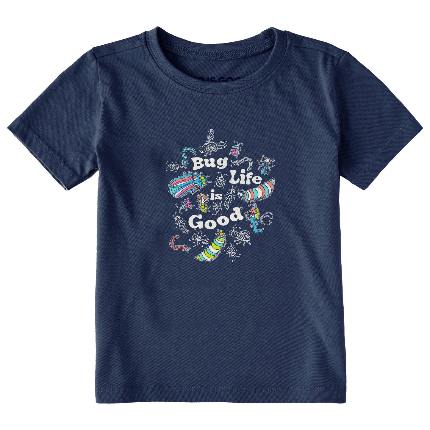 Toddler Bug Life is Good Short Sleeve Crusher Tee