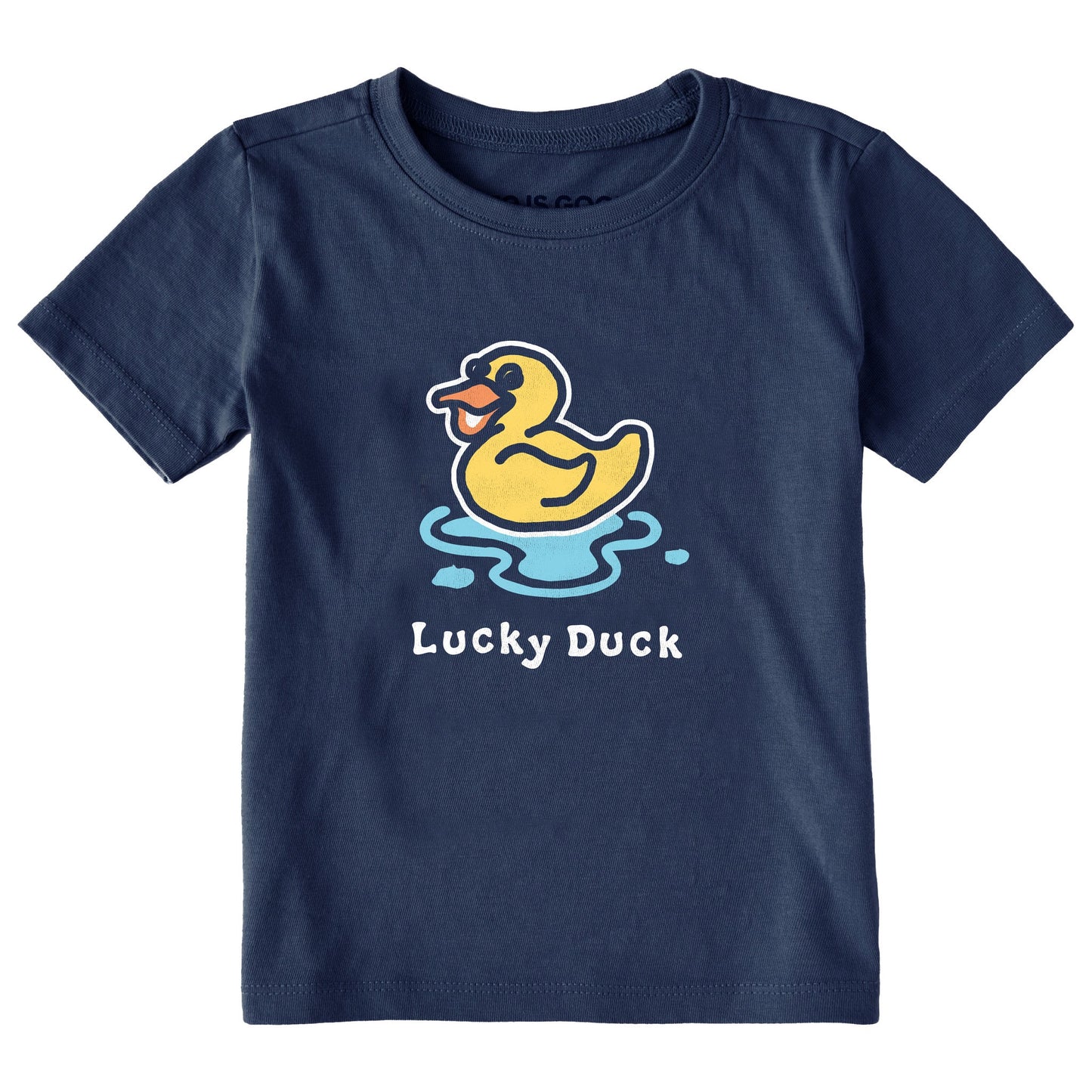 Toddler Lucky Duck Short Sleeve Crusher Tee