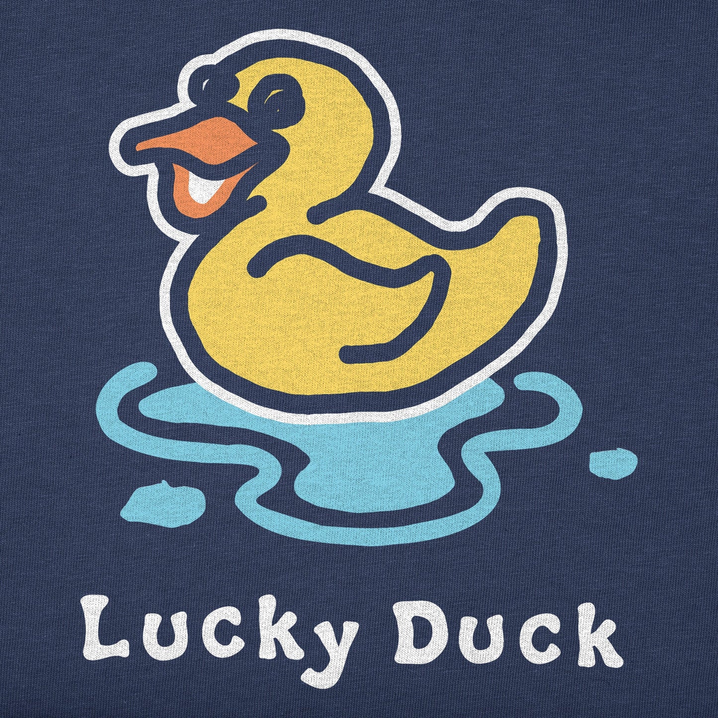 Toddler Lucky Duck Short Sleeve Crusher Tee