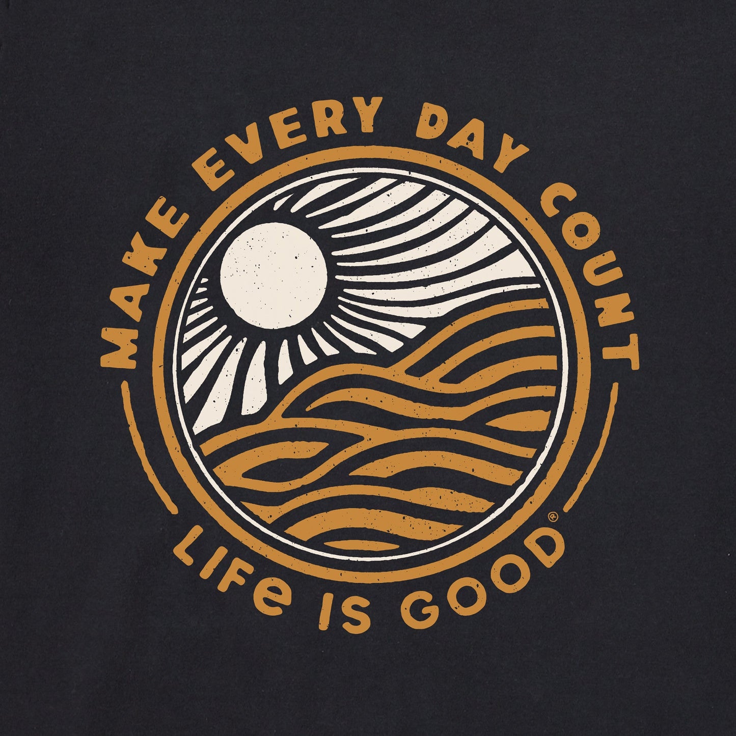 Men's Make Every Day Count Sunset Short Sleeve Tee