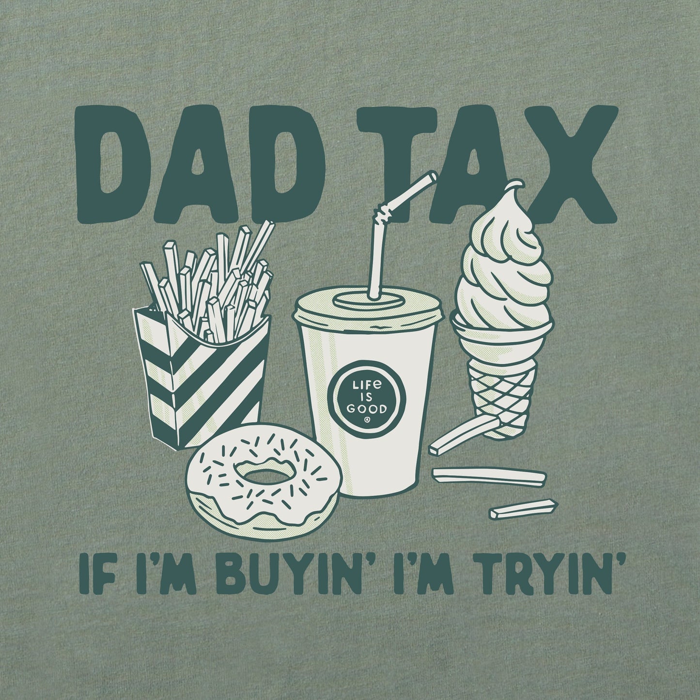 Men's Dad Tax Short Sleeve Crusher Tee