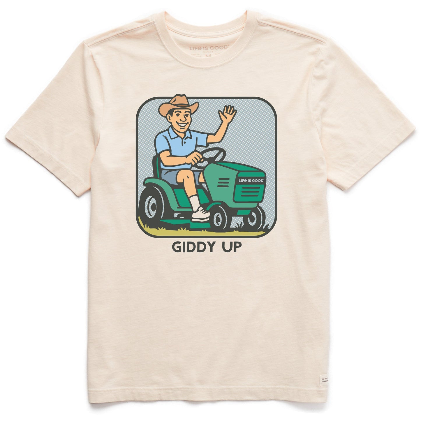 Men's Bert's Shirts Giddy Up Short Sleeve Crusher Tee