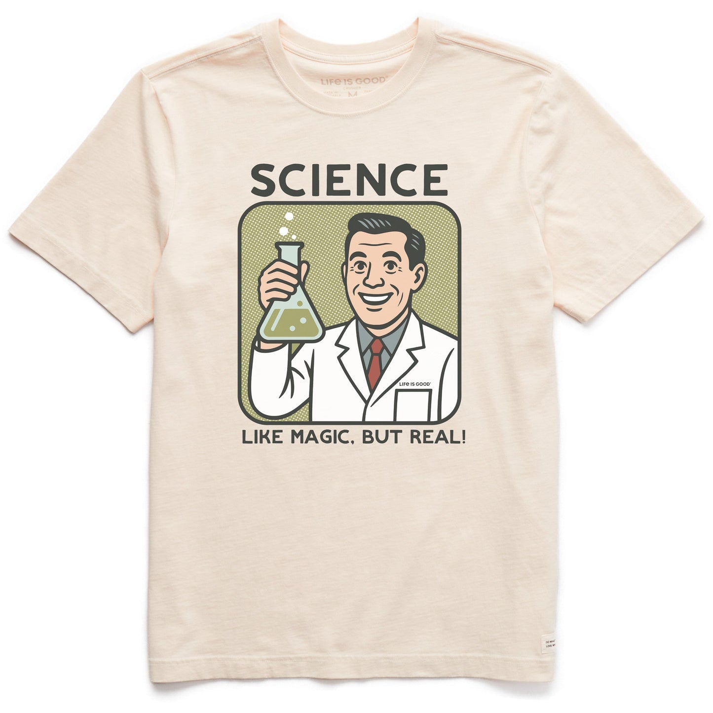 Men's Bert's Shirts Science is Like Magic Short Sleeve Crusher Tee