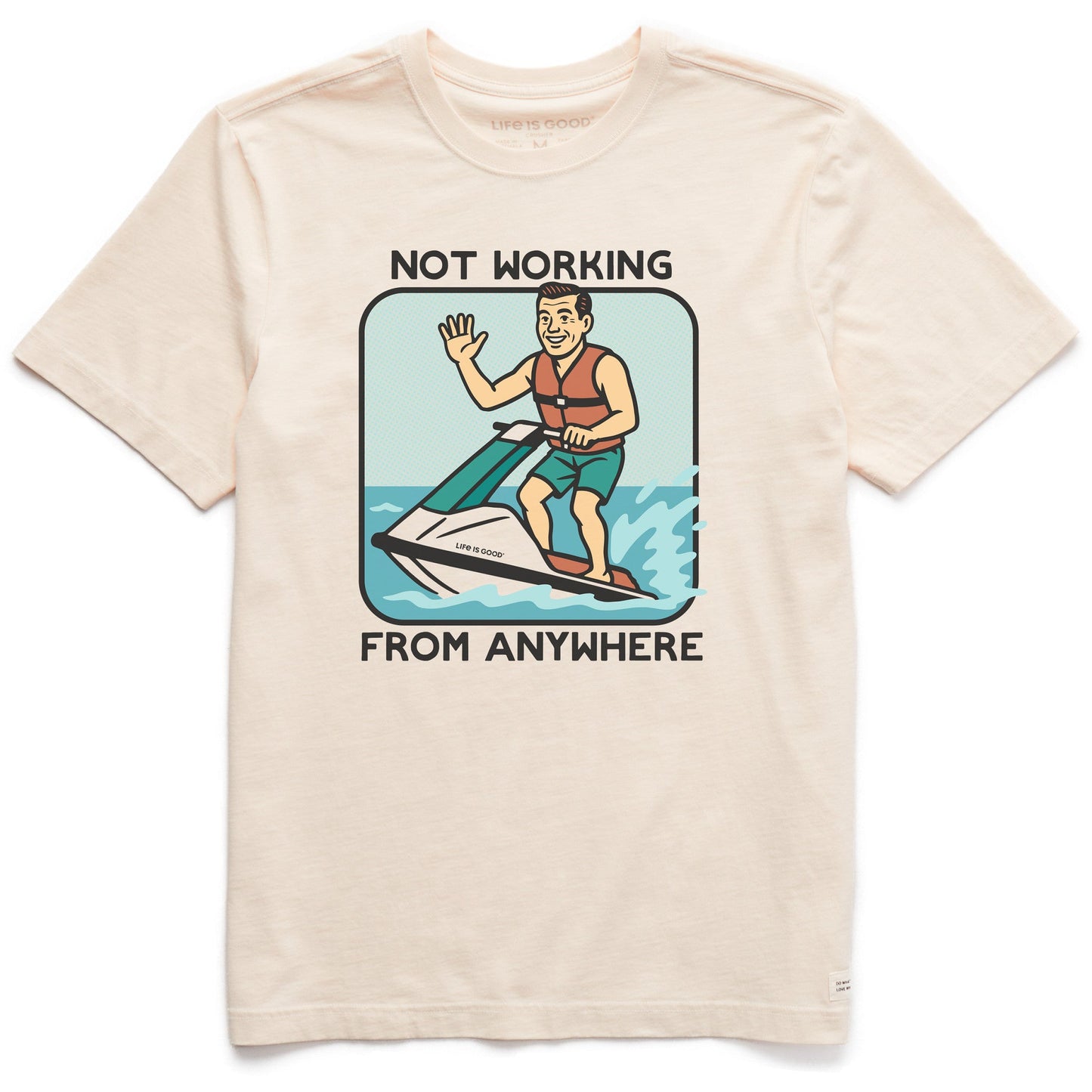 Men's Bert's Shirts Not Working Short Sleeve Crusher Tee