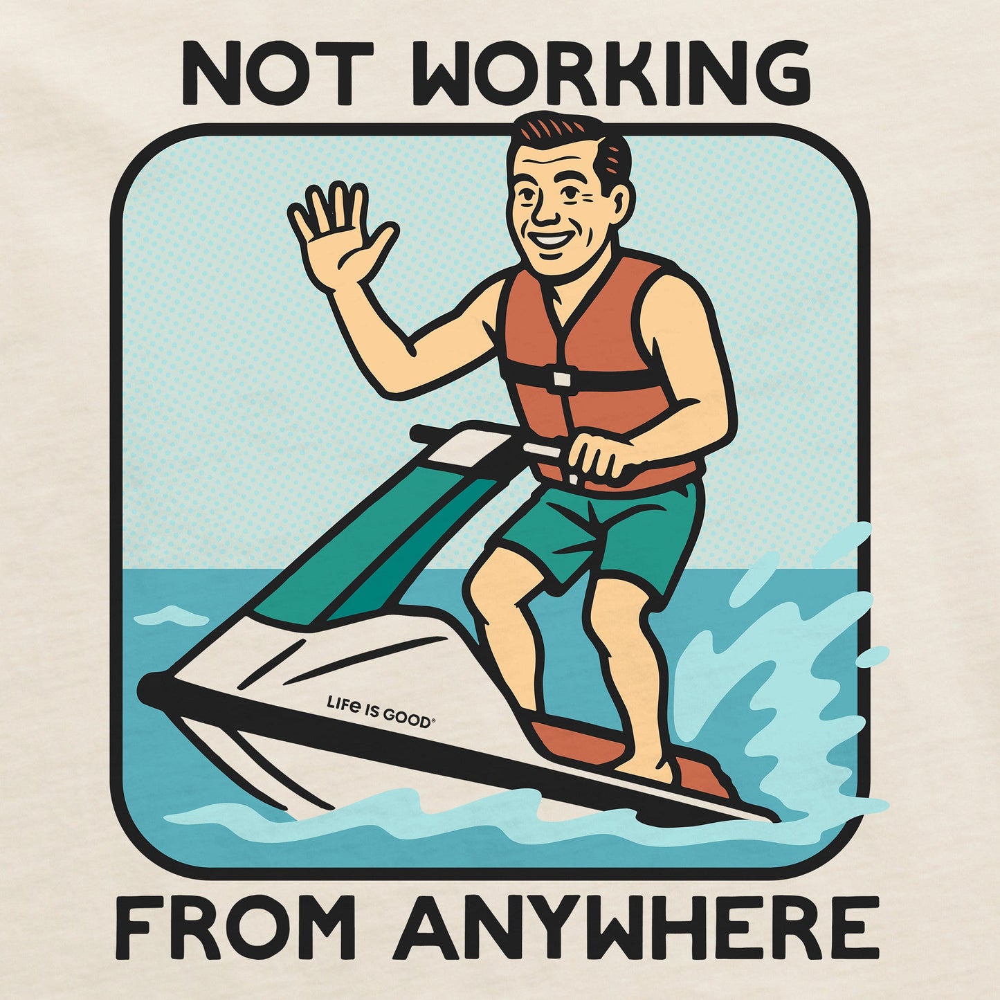 Men's Bert's Shirts Not Working Short Sleeve Crusher Tee