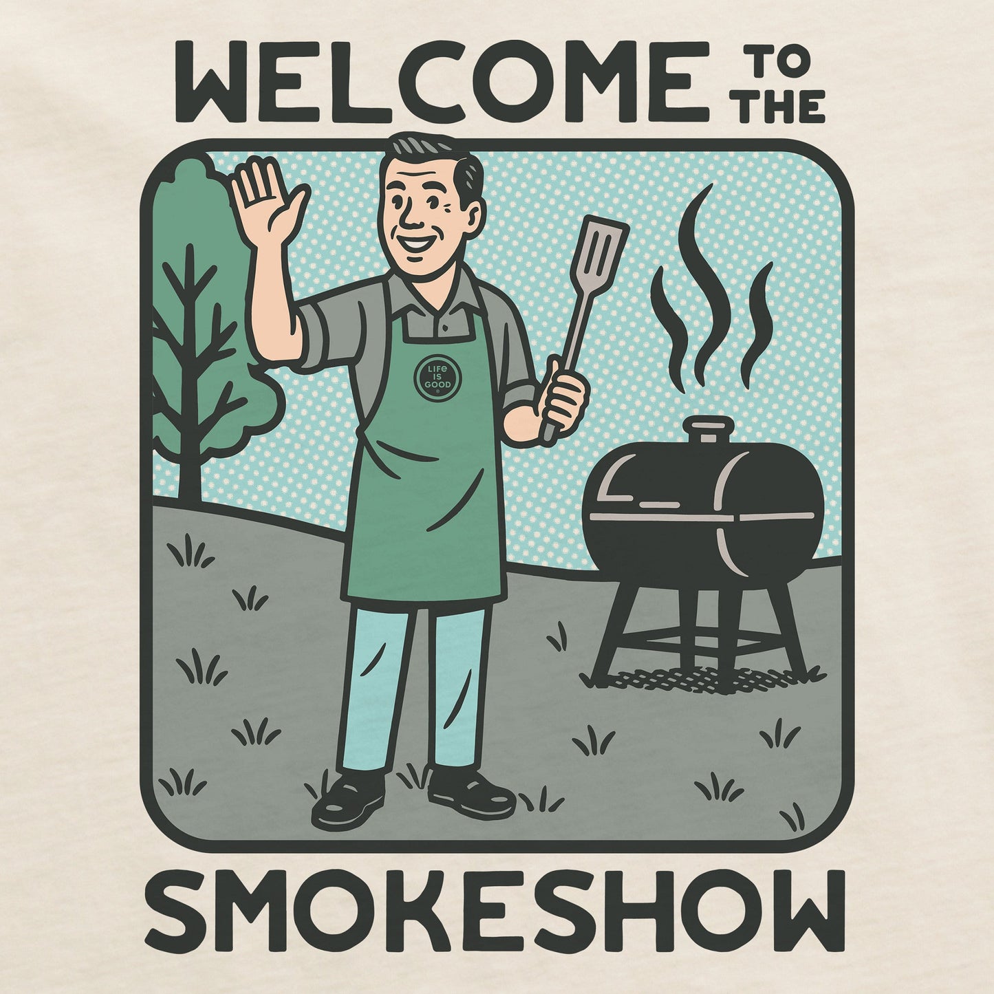 Men's Bert's Shirts Smokeshow Short Sleeve Crusher Tee