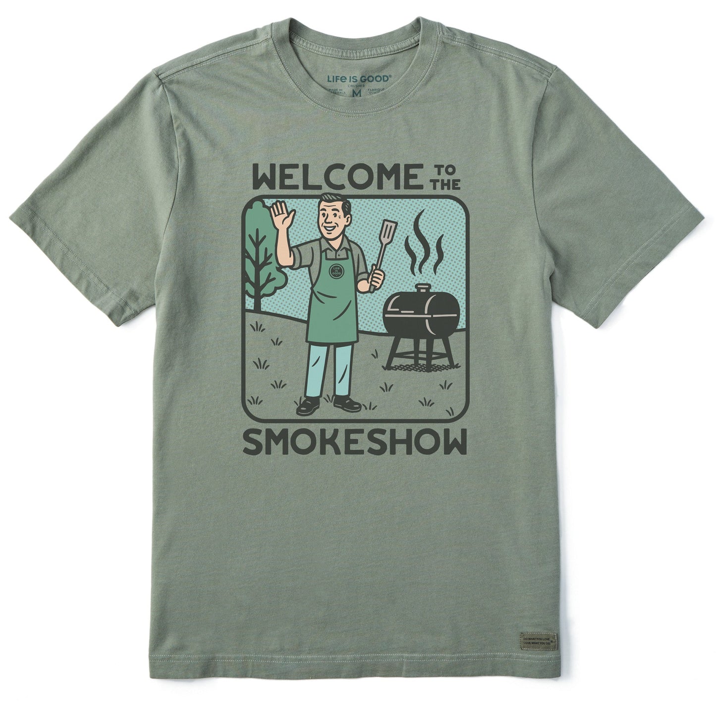 Men's Bert's Shirts Smokeshow Short Sleeve Crusher Tee