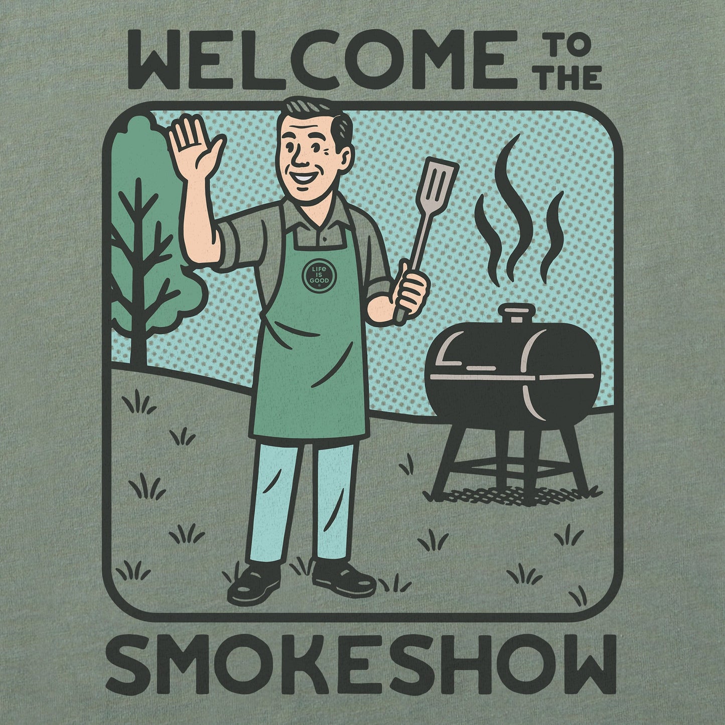 Men's Bert's Shirts Smokeshow Short Sleeve Crusher Tee