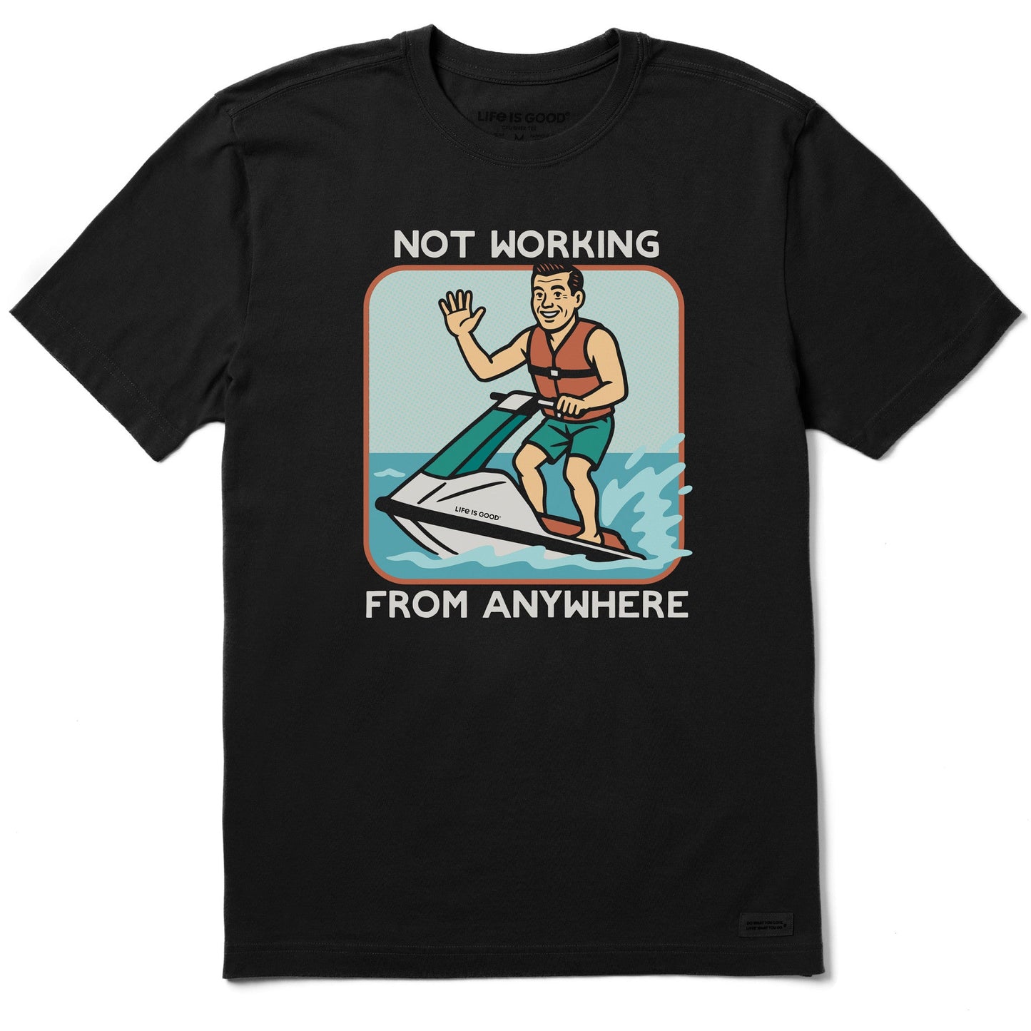 Men's Bert's Shirts Not Working Short Sleeve Crusher Tee