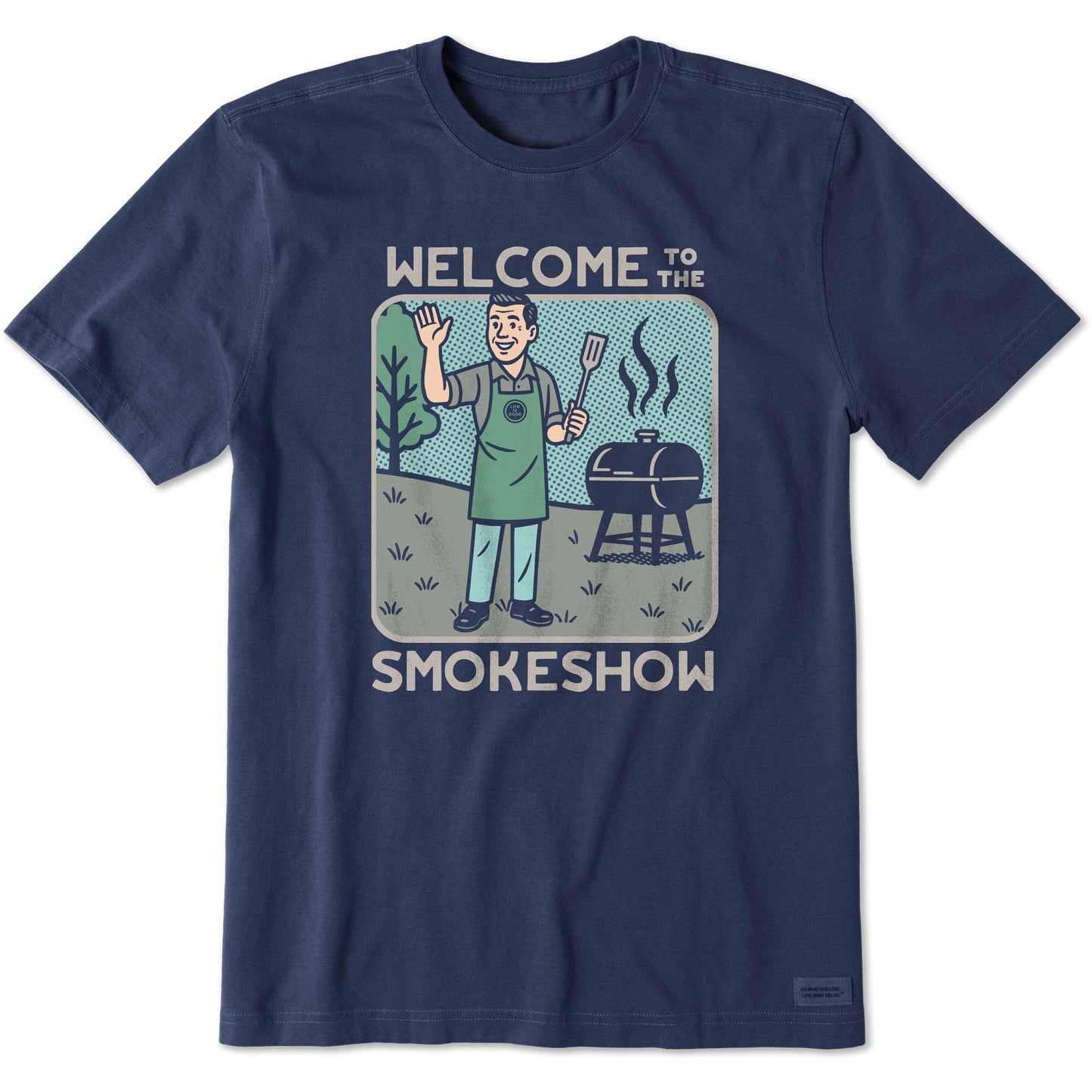 Men's Bert's Shirts Smokeshow Short Sleeve Crusher Tee