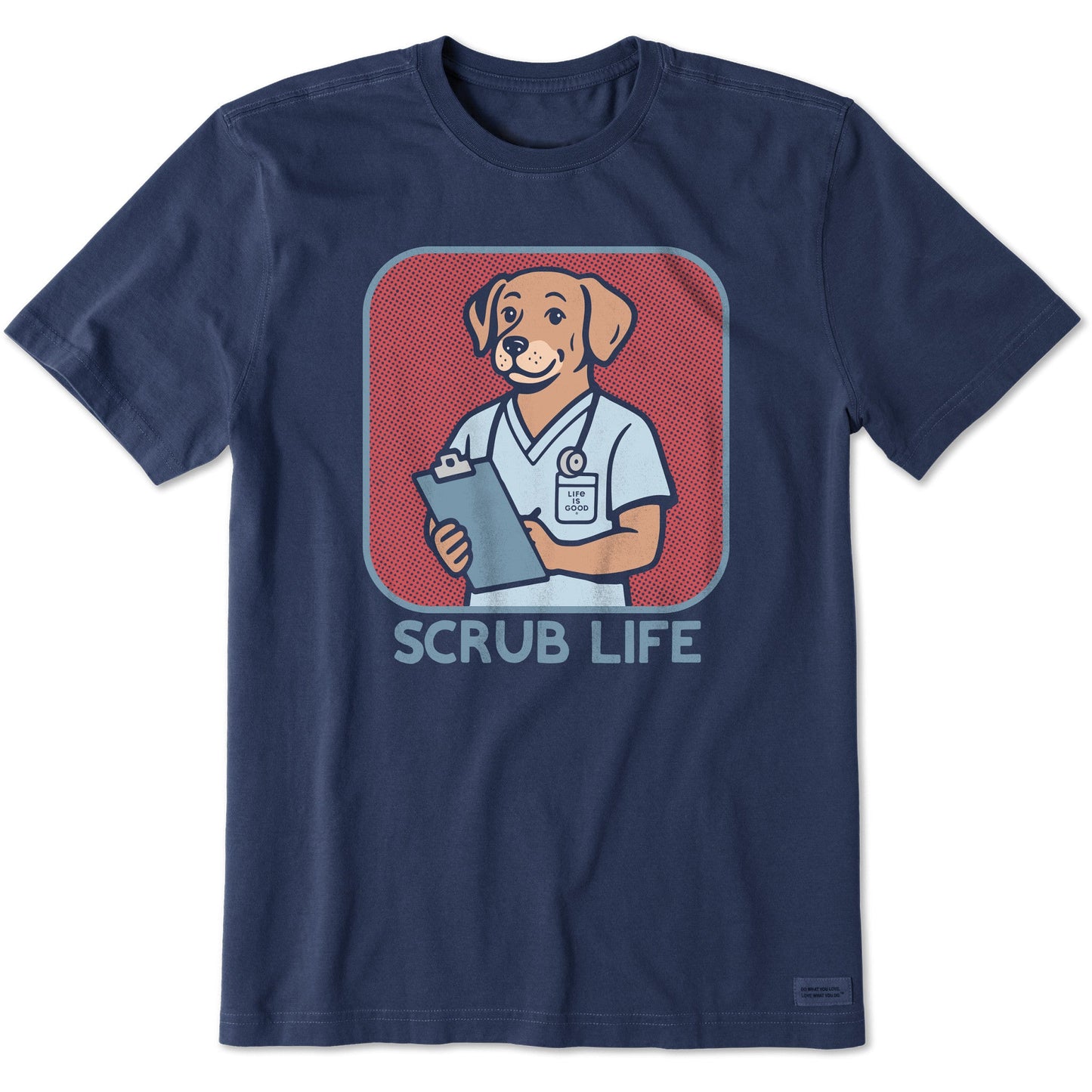 Men's Bert's Shirts Scrub Life Short Sleeve Crusher Tee