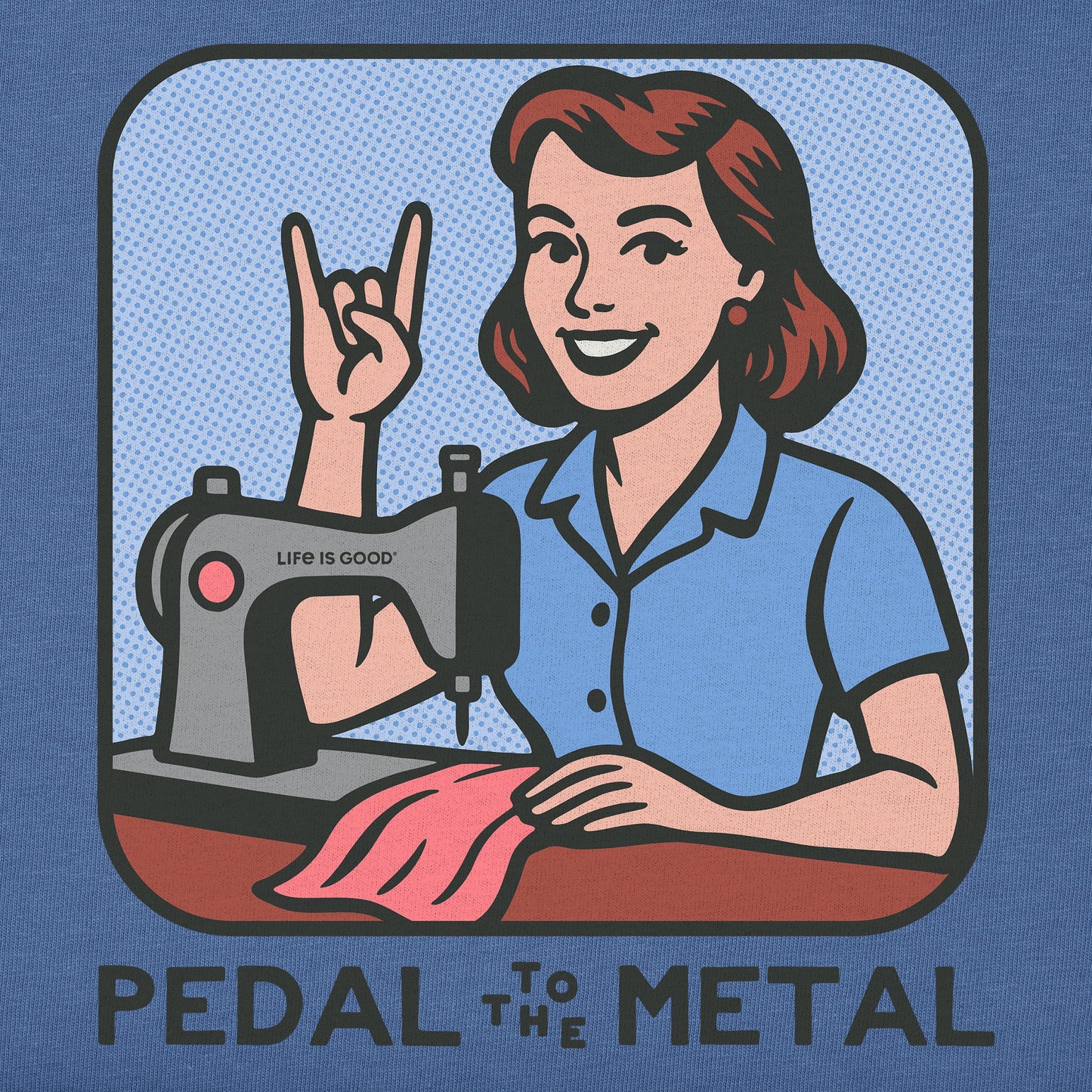 Women's Bert's Shirts Pedal to the Medal Short Sleeve Crusher Tee