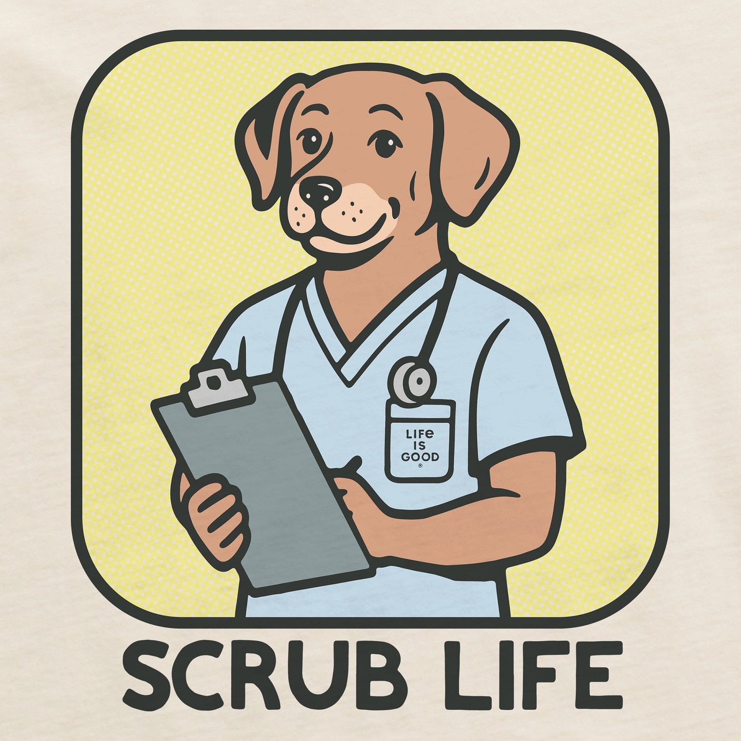 Women's Bert's Shirts Scrub Life Short Sleeve Crusher Tee