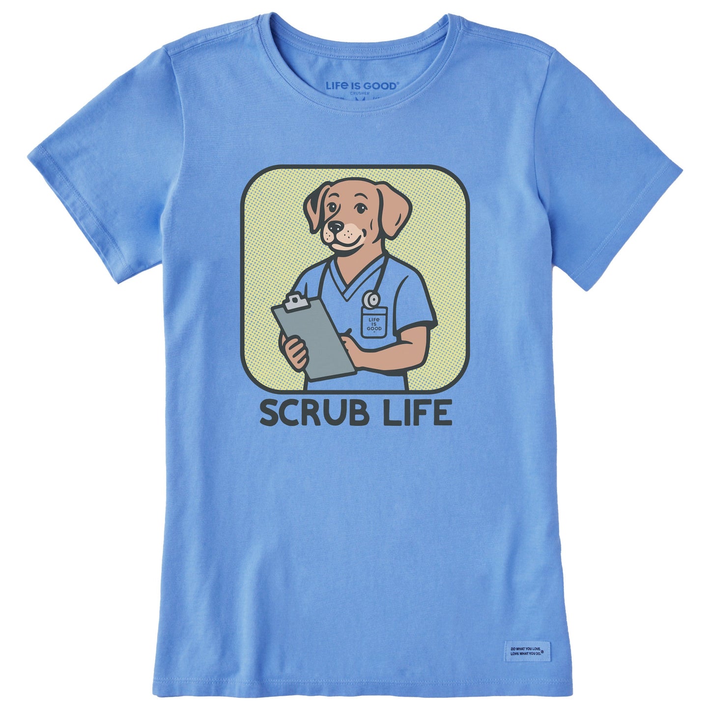 Women's Bert's Shirts Scrub Life Short Sleeve Crusher Tee