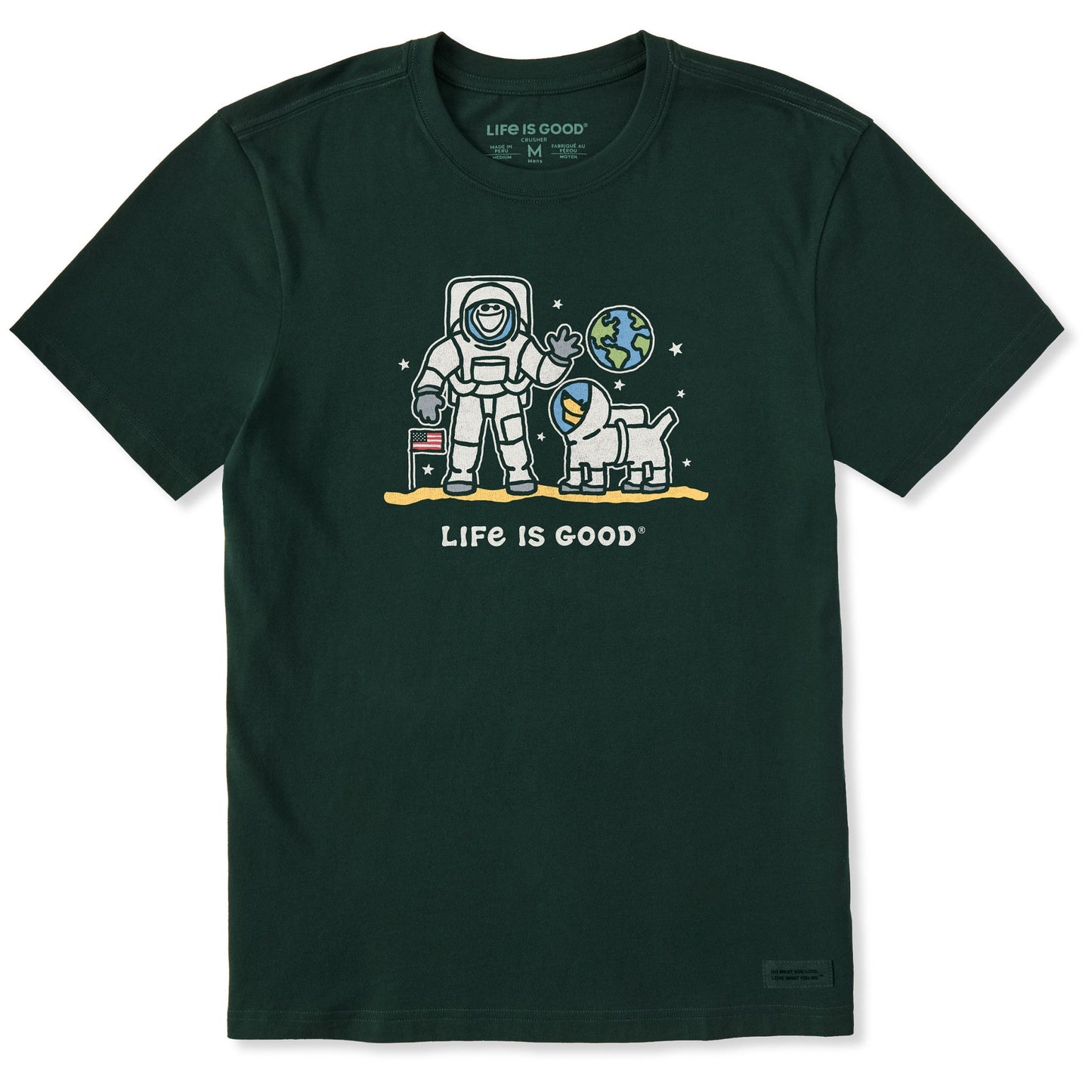 Men's Moon Landing Jake Short Sleeve Crusher Tee