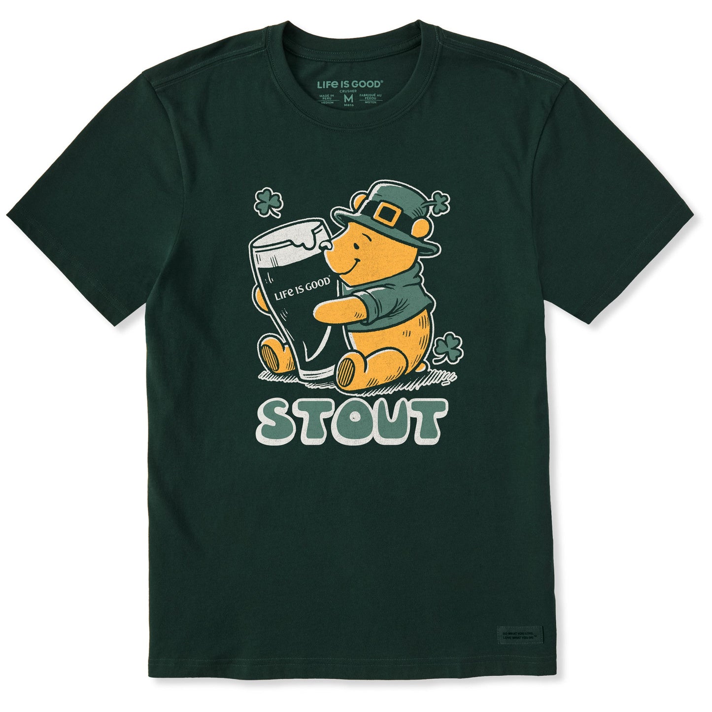 Men's Stout Winnie Short Sleeve Crusher Tee