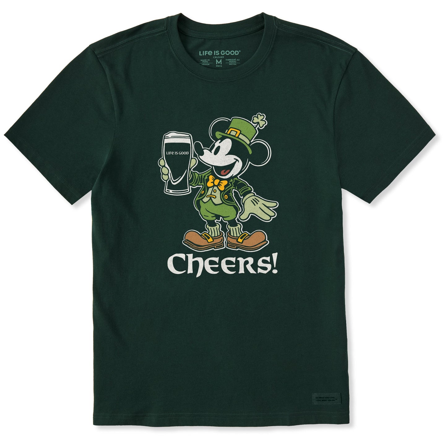 Men's Cheers Leprechaun Willie Short Sleeve Crusher Tee