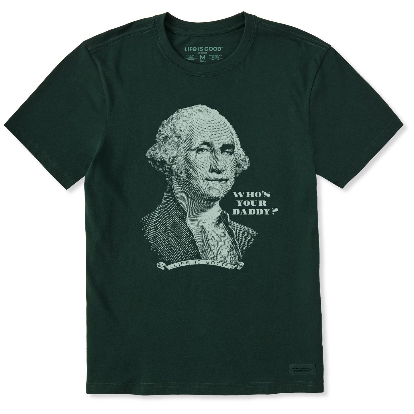 Men's Who's Your Daddy? Short Sleeve Crusher Tee